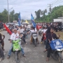 Euforia Kemenangan MARIYO Digelar Ribuan Massa Pendukung, dengan Berkonvoi Keliling Kota Jayapura