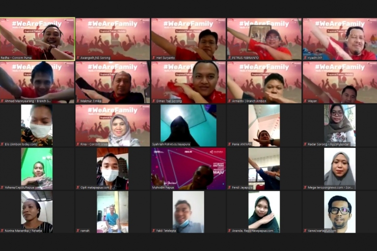 Telkomsel Gelar Media Visit Virtual Bersama Jurnalis Papua Maluku.