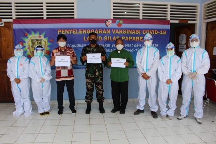 Toga dan Tomas di Kabupaten Jayapura Ajak Masyarakat Ikut Vaksinasi Covid-19