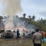 Satu Unit Rumah Bersama Dua Kendaraan di Waena Kota Jayapura Ludes Terbakar Api 