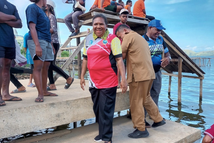 Cabor Dayung Awali Rangkaian Pertandingan Hari Pertama Porkab II Jayapura