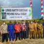 Wamendagri JWW Tinjau Lokasi Pembangunan kantor Gubernur Papua Tengah di Nabire