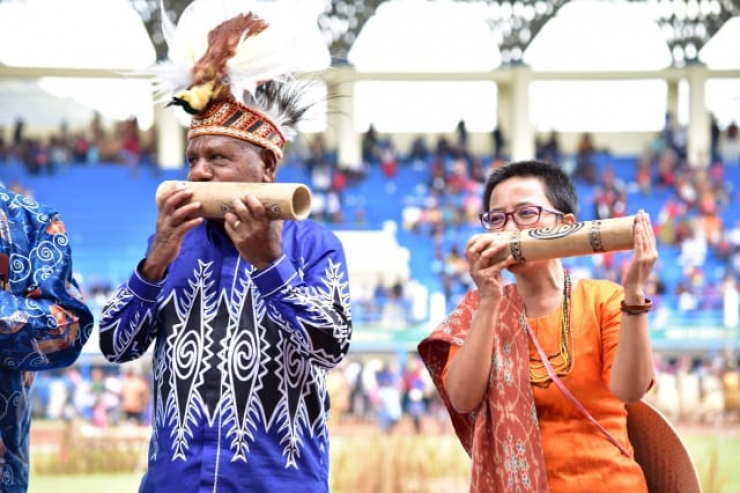 Buka KMAN VI, Rukka Sebut Indonesia Akan Baik Ketika Serius Perhatikan Masyarakat Adat