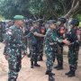 Kasdam V/Brawijaya Kunjungi Pasukan Badak Hitam di Perbatasan RI-PNG