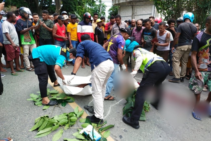 Diduga Lalai Berkendara, Pengendara Honda CB-150 Meninggal Dunia di TKP
