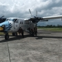 Tiba di Bandara Sentani, Pesawat SAM Air PK-SMS Langsung Dilakukan Perbaikan