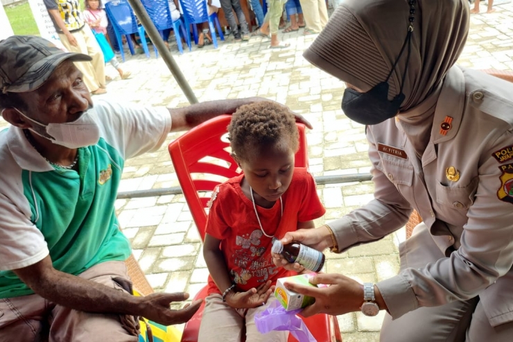 Program Keladi Sagu Jangkau Warga Perbatasan RI-PNG di Kampung Mosso