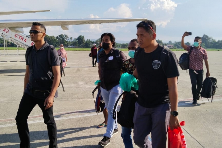 Dua Tahanan Kasus Penembakan Anggota Polri di Yahukimo Dipindahkan ke Rutan Polda Papua