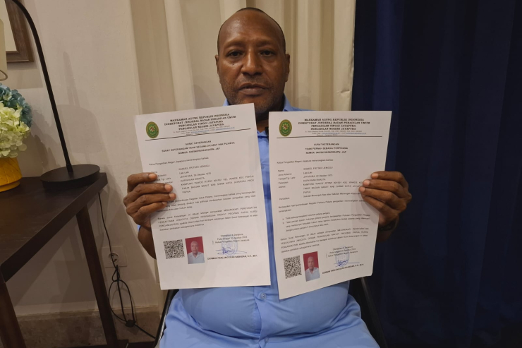 Suket Persyaratan jadi Anggota DPRK Dipalsukan Seorang Cawagub Papua, Samuel Janggu Kirim Surat Terbuka ke Presiden