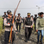 Jelang Sidang Penetapan PHPU MK, Polres Puncak Jaya dan TNI Gelar Patroli Dialogis dan Razia Alat Perang
