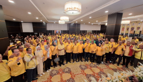 Bahlil Lahadalia Minta Seluruh Kader Golkar Menangkan Mari-Yo, Jika Tidak Ingin Kena Sanksi