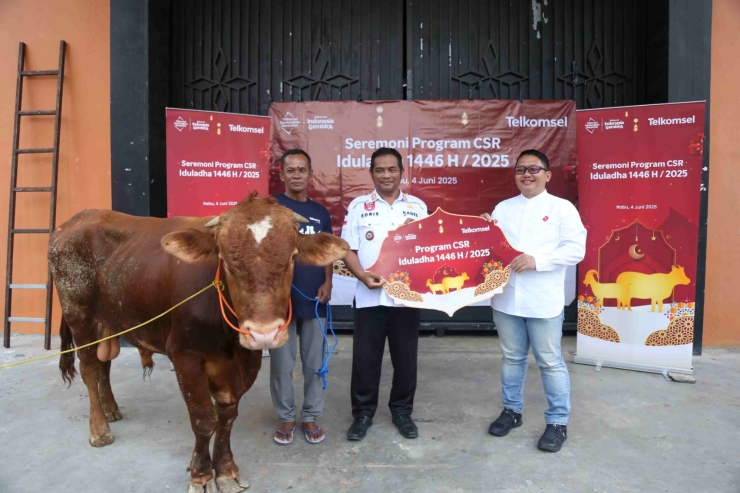 Telkomsel Salurkan Hewan Kurban ke Lebih 600 Titik Seluruh Indonesia, Termasuk Papua