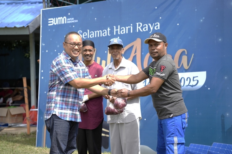 Idul Adha 1446 H: PLN Papua Berbagi Kebahagiaan, Salurkan 35 Hewan Kurban