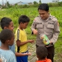 Satgas Humas Ops Damai Cartenz Posko Timika Gelar Kegiatan Humanis Bersama Anak-anak