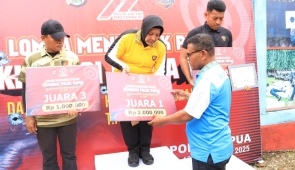 Sambut Hari Bhayangkara ke-79, Polda Papua Gelar Lomba Menembak Pistol Ekhsibisi