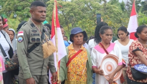 Satgas Damai Cartenz Turut Berpartisipasi Lestarikan Adat Budaya Papua