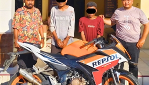 Polsek Japsel Berhasil Ungkap Curanmor, Dua Pelaku Ditangkap
