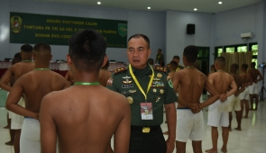 Pangdam Cenderawasih Pimpin Pantukhir 837 Calon Tamtama PK TNI AD