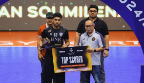 Personil Polresta Briptu Evan Soumilena, Raih Top Scorer Pro Futsal League 2024/2025