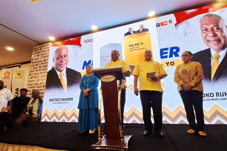 Unggul Sementara PSU Pilgub, MARIYO: Ini Kemenangan Rakyat Papua