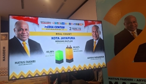 Real Count Sementara: MARIYO Pertahankan Keunggulan 52,10 Persen, Menang Telak di Kota Jayapura 