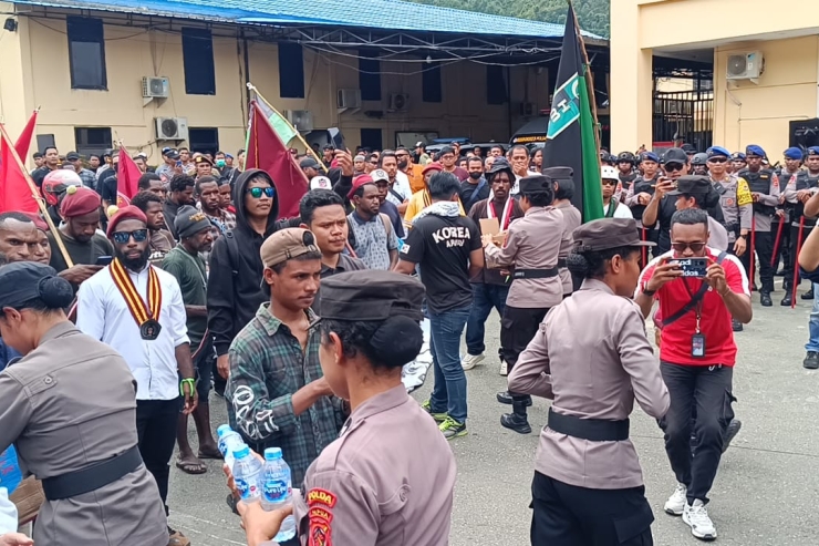 Polda Papua Klaim Aksi Unjuk Rasa Mahasiswa Cipayung Plus Berjalan Aman dan Damai