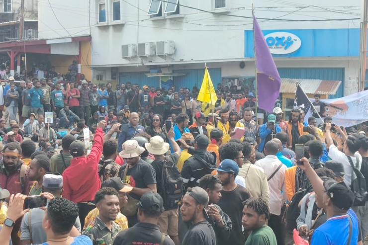 Aksi Mimbar Bebas Solidaritas Mahasiswa Papua, Serukan Pembebasan 4 Tapol NFRPB Berjalan Aman dan Tertib ‎