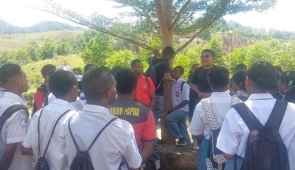 Atlet Muda SMANKOR Papua Belajar Gizi Lewat Kebun Sekolah Berbasis Tanaman Lokal