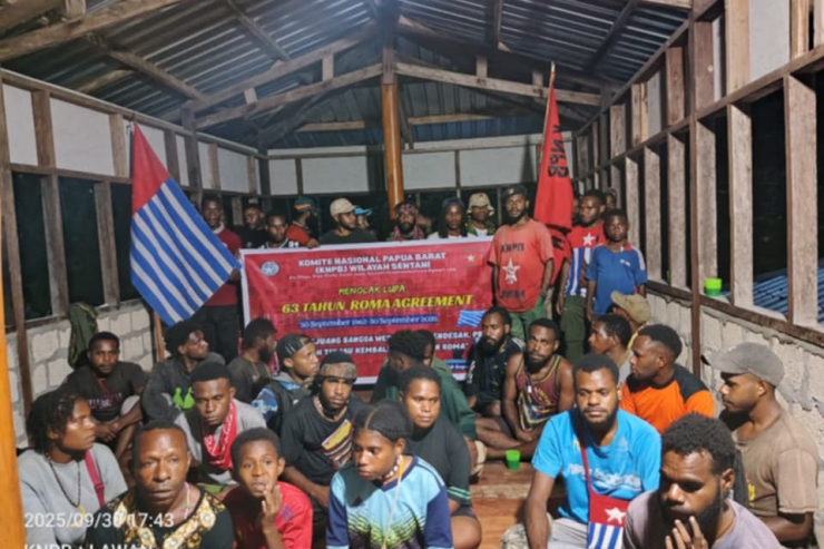 KNPB Sentani Gelar Diskusi: Menolak Lupa! 63 Tahun Perjanjian Roma Agreement 30 September 