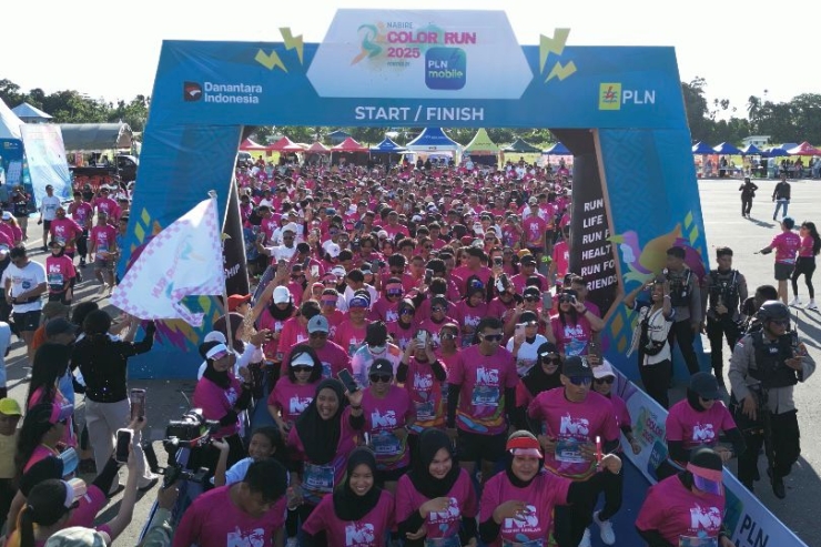 Nabire Color Run 2025: Ajang Pererat PLN dengan Masyarakat dan Perkenalkan PLN Mobile