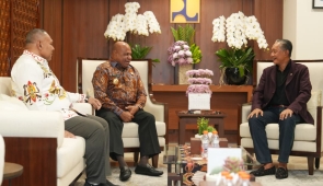 Komitmen Bangun Papua, Usai Dilantik Gubernur dan Wagub Langsung Sowan ke Menteri PUPR