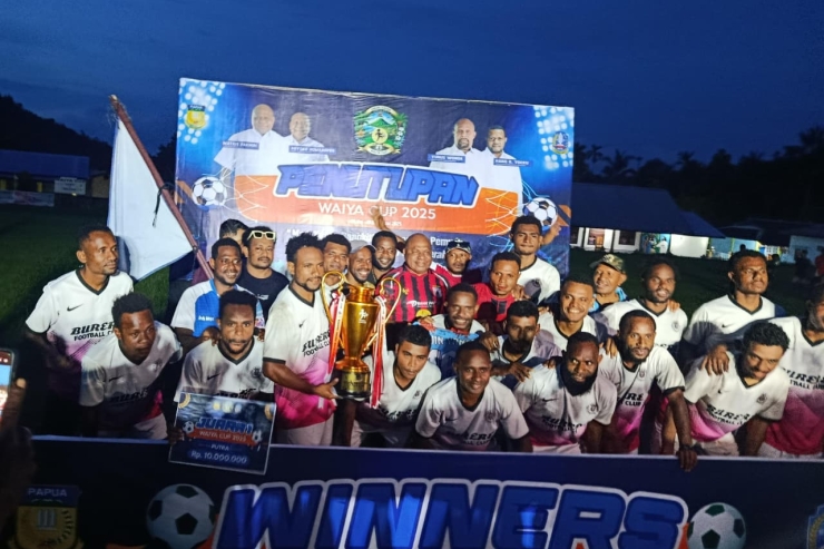 Gubenur Fakhiri: Waiya Cup jadi Bukti Pembinaan Generasi Emas Dimulai dari Kampung